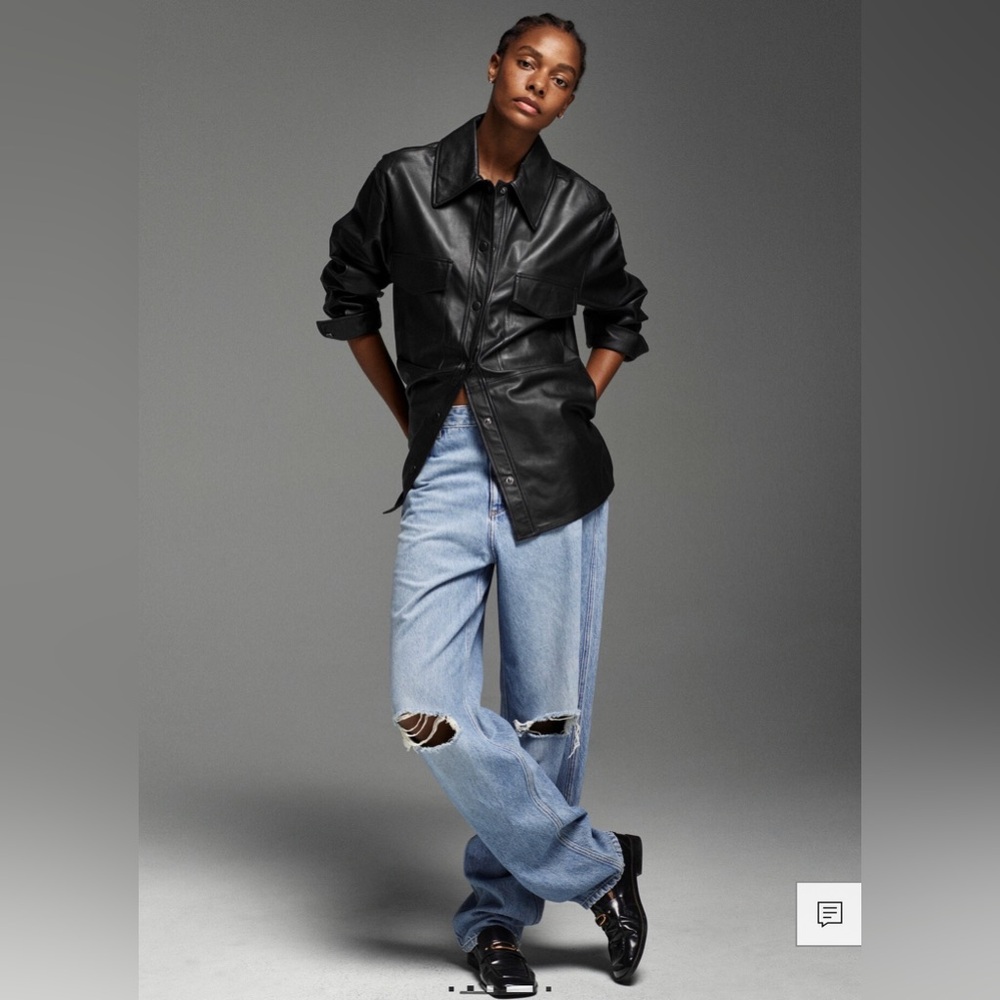 Mango Light Blue Distressed Women Jeans - Picture 4 of 12